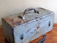 old metal tool box for wedding cards|53 Old Metal Toolboxes ideas .